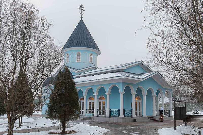 Глава Казахстанского Митрополичьего округа совершил Божественную Литургию на подворье Иверско-Серафимовского женского монастыря Алма-Аты