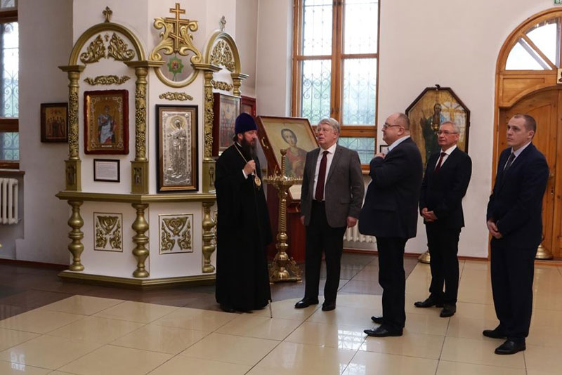 Посол Российской Федерации в Казахстане посетил Свято-Троицкий мужской монастырь города Усть-Каменогорска